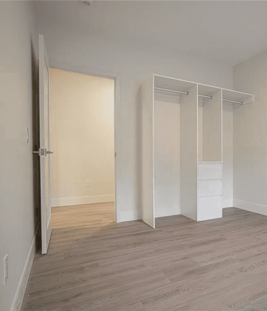 Bedroom with Closet