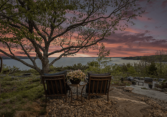 Waterfront Seating Area
